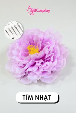 Phụ Kiện Hoa - Hoa Cài Tóc - Kẹp Hoa Lẻ - Hoa Mẫu Đơn