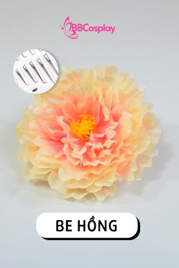 Phụ Kiện Hoa - Hoa Cài Tóc - Kẹp Hoa Lẻ - Hoa Mẫu Đơn