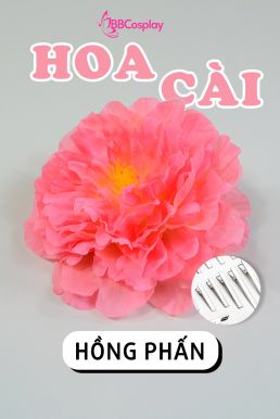 Phụ Kiện Hoa - Hoa Cài Tóc - Kẹp Hoa Lẻ - Hoa Mẫu Đơn