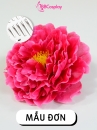 Phụ Kiện Hoa - Hoa Cài Tóc - Kẹp Hoa Lẻ - Hoa Mẫu Đơn