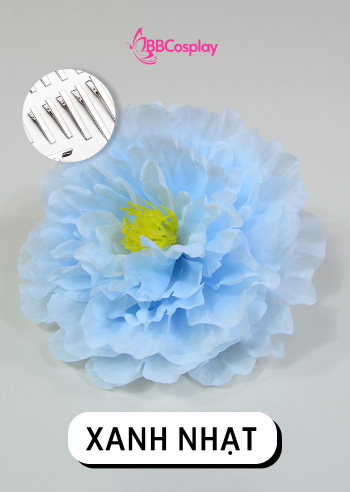 Phụ Kiện Hoa - Hoa Cài Tóc - Kẹp Hoa Lẻ - Hoa Mẫu Đơn