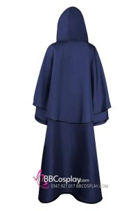 Áo Choàng Giáo Sĩ Có Mũ Trùm Màu Xanh Dương