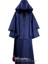Áo Choàng Giáo Sĩ Có Mũ Trùm Màu Xanh Dương