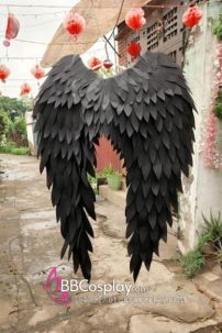 Cánh Thiên Thần Sa Ngã Đen Lớn 122X105Cm - Cánh Chim Quạ