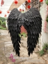 Cánh Thiên Thần Sa Ngã Đen Lớn 122X105Cm - Cánh Chim Quạ