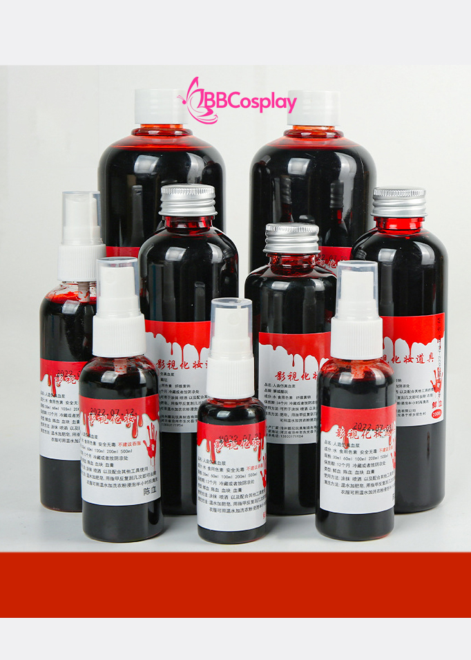 Tổng Hợp Các Loại Máu Giá Hoá Trang Cho Sân Khấu - Halloween - Điện Ảnh Hiệu Ứng Đặc Biệt