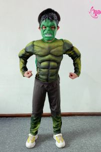 Trang Phục Hulk Người Khổng Lồ Xanh Cơ Bắp Trẻ Em
