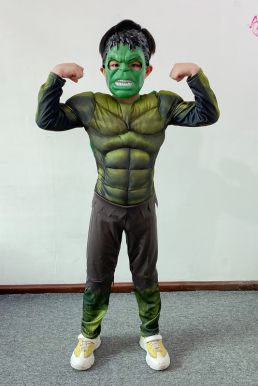 Đồ Hulk Người Khổng Lồ Xanh Cơ Bắp Trẻ Em