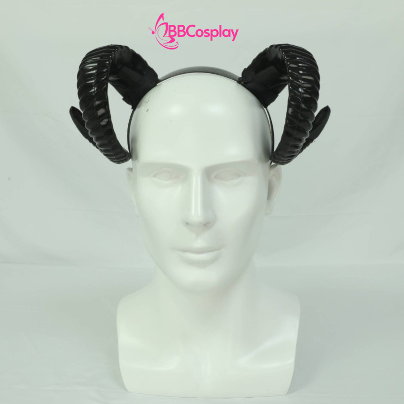 Cài Tóc Sừng Đen Cong Vút