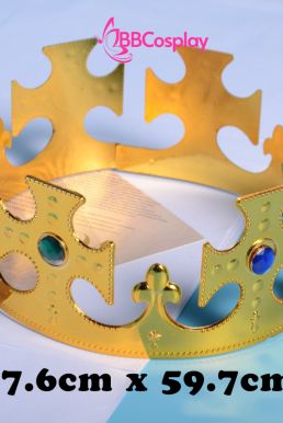 Vương Miện Hoàng Tử Nhựa - Vàng