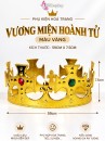 Vương Miện Hoàng Tử Nhựa - Vàng