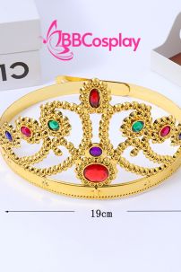 Vương Miện Nhựa Nữ Hoàng Vàng