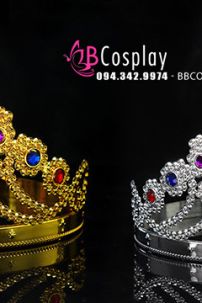 Vương Miện Nhựa Nữ Hoàng Vàng