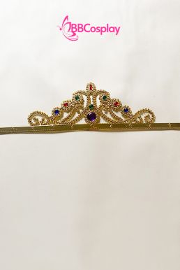 Vương Miện Nhựa Nữ Hoàng Vàng
