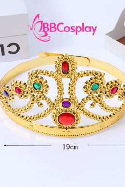 Vương Miện Nhựa Nữ Hoàng Vàng