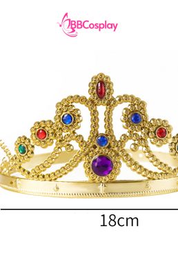 Vương Miện Nhựa Nữ Hoàng Vàng