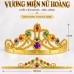 Vương Miện Nhựa Nữ Hoàng Vàng