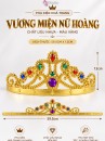 Vương Miện Nhựa Nữ Hoàng Vàng