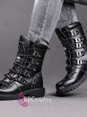 Giày Boots Nam Đen Cổ Thấp Size 42