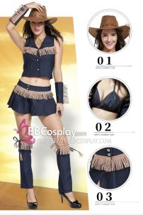 Đồ Nữ Cao Bồi Xanh