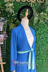 Bộ Tứ Thân Xanh Phối Trắng