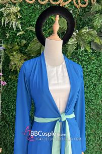 Bộ Tứ Thân Xanh Phối Trắng