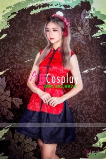 Qiloli Sườn Xám Cách Tân Gấm Thái Size M-L