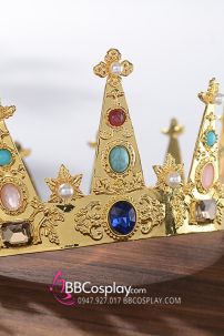 Vương Miện Hợp Kim Baroque Retro