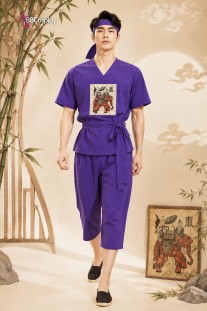 Đồ Chú Cuội In Tranh Đông Hồ - Màu Tím