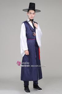 Trang Phục Hanbok Nam Hàn Quốc Có Nón
