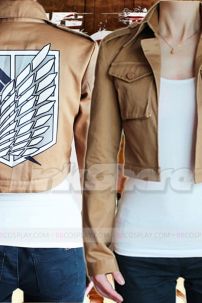 Áo Choàng Xanh Attack On Titan Vải 1 Lớp Mặc Siêu Mát