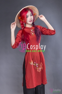 Áo Dài Cách Tân Đỏ