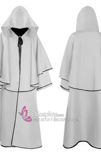 Áo Pháp Sư Phù Thủy Trắng Viền Đen Có Nón