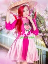 Trang Phục Tứ Thân Hồng Váy Ngắn