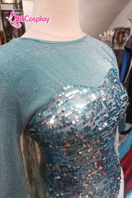 Trang Phục Nữ Hoàng Băng Giá Elsa - Vải Thun