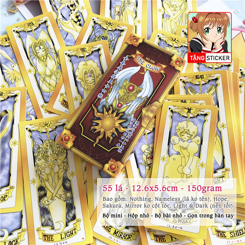Bộ 2 Hộp Bài Clow Và Sakura Mini - Hộp Nhỏ