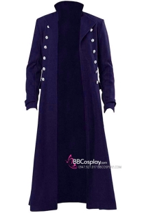 Khoác Xanh Dài Renaissance Áo Cosplay Cướp Biển