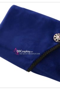 Vest Khiêu Vũ Đuôi Tôm Medieval Vintage Nhung Xanh