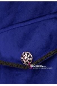 Vest Khiêu Vũ Đuôi Tôm Medieval Vintage Nhung Xanh