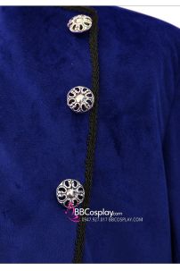 Vest Khiêu Vũ Đuôi Tôm Medieval Vintage Nhung Xanh