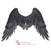 Cánh Chim In 3D Bằng Vải Nỉ Màu Đen