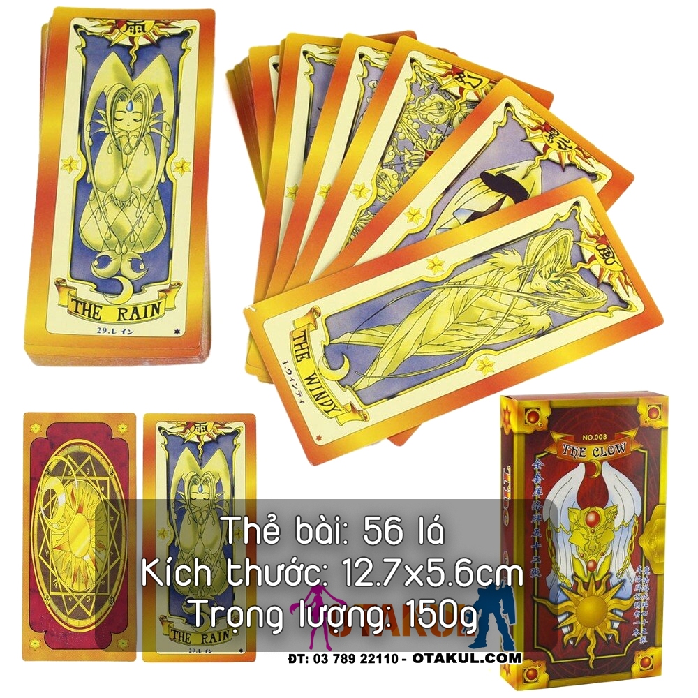 Bộ Thẻ Bài Clow Mini 56 Lá