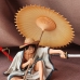 Mô Hình Figure Monkey D. Luffy Tư Thế Ngồi Cầm Ô - One Piece