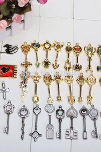 Hộp 35 Chìa Khóa Fairy Tail - 35 Món - Bộ Mới Có Cung Xà Phu