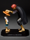 Mô Hình One Piece - Shank Tóc Đỏ + Luffy