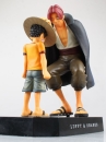 Mô Hình One Piece - Shank Tóc Đỏ + Luffy