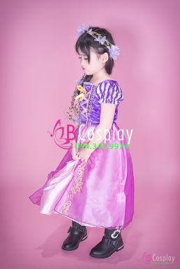 Trang Phục Rapunzel Trẻ Em Cho Bé Cao 1m