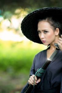 Hakama Nữ Đen (Nữ Võ Sĩ Đạo)