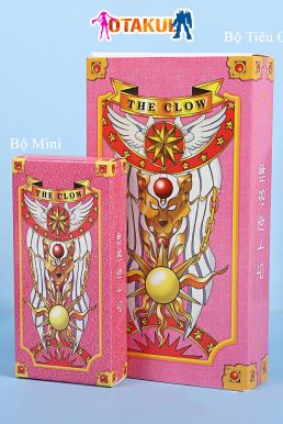 Bộ Thẻ Bài Sakura 56 Lá Hộp Nhỏ  Màu Hồng