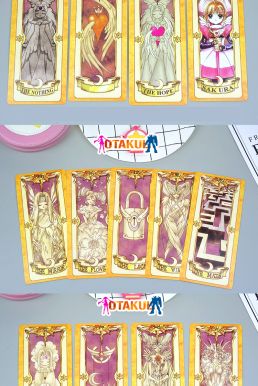 Hộp Thẻ Bài Clow 56 Lá Nhỏ Màu Nâu